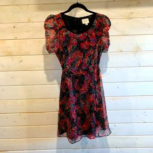 Eci New York | Swirl Patterned Dress